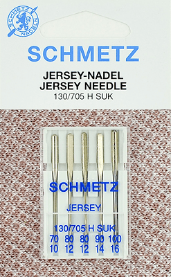 Иглы Schmetz джерси 130/705 H SUK (70x1, 80x2, 90x1, 100x1) 5 шт в Нарьян-Маре